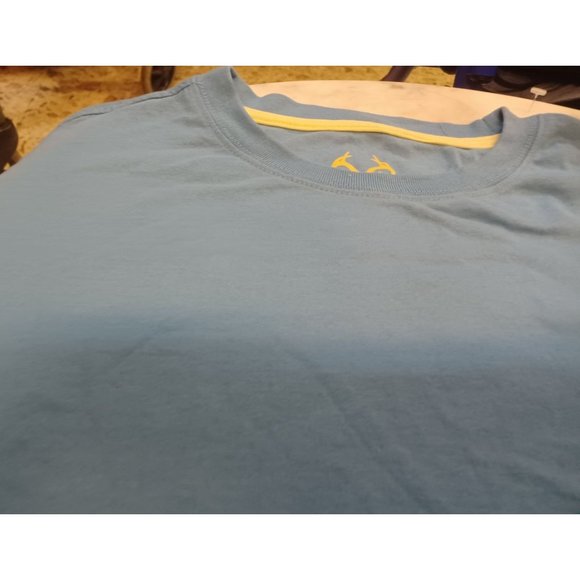 Real Tree Men's Pocket T-Shirt Blue XXL Short Sleeve - Picture 4 of 4